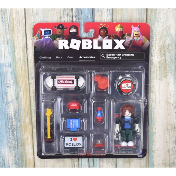 Roblox Toys Roblox Avatar Birthday Bacon Hair Branding Emergency I Love Bacon Code Poshmark